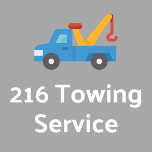 216 cleveland towing logo
